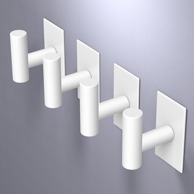 VAEHOLD Wall Towel Hooks, Heavy Duty Sticky Holder Waterproof Towel Hooks - Image 3