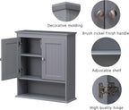 Spirich Bathroom Wall Cabinet, Wall Mounted Medicine Cabinet Organizer - Image 4