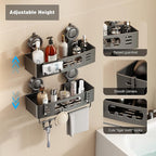 Voldra Shower Caddy Suction Cup, Shower Shelves - Image 2