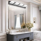 Ralbay Black Bathroom Vanity Lights 30inch Metal Acrylic LED Modern Bathroom - Image 3