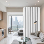 Joydeco Blackout Patio Sliding Door Curtains 72 Inches Long, Grommet Privacy - Image 2