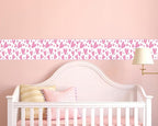 FLFK Pink Heart Wallpaper Border - Image 3