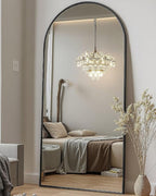 DMWOODFL 71"x26" Arched Full-Length Mirror by DMWOODFL