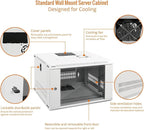 Tecmojo 6U Wall Mount Rack Network Cabinet - Image 3