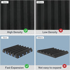 GUERRI 12 Pack Sound Proof Foam Panels - Image 5