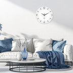 XFM White Wall Clocks Battery Operated - Image 4