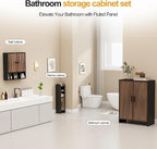 Bathroom Wall Cabinet, Wooden Medicine Cabinet - Image 8