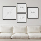 Framed Neutral Abstract Wall Art - Image 3