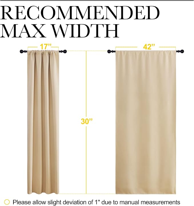 NICETOWN Blackout Room Darkening Curtains - Image 7