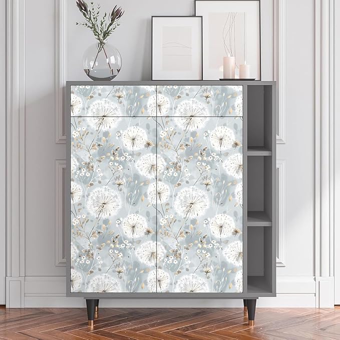 Nukofal Floral Wallpaper Peel and Stick Dandelion Wallpaper Floral Contact - Image 5