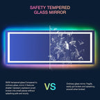 LOAAO 84X32 Inch RGB LED Bathroom Mirror - Image 7
