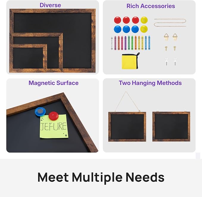 Magnetic Chalkboard, 12x16 Inches Blackboard - Image 4