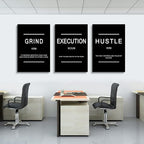 Framed Canvas Wall Art Success Quote, Office Wall Art, Positive Motivational - Image 5