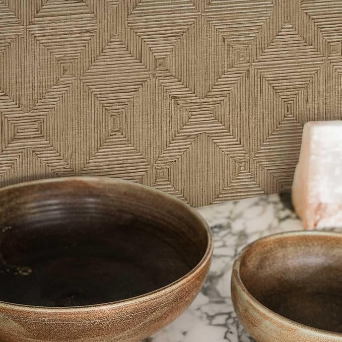 Tempaper x Jeremiah Brent Textured Hoffmann Faux Sisal Removable Peel and Stick - Image 3