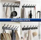 2-Pack Wall Mounted Coat Rack - Image 5