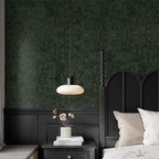 Abyssaly Dark Green Peel and Stick Wallpaper - Image 2