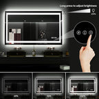 LOAAO 48"X28" LED Bathroom Mirror - Image 4