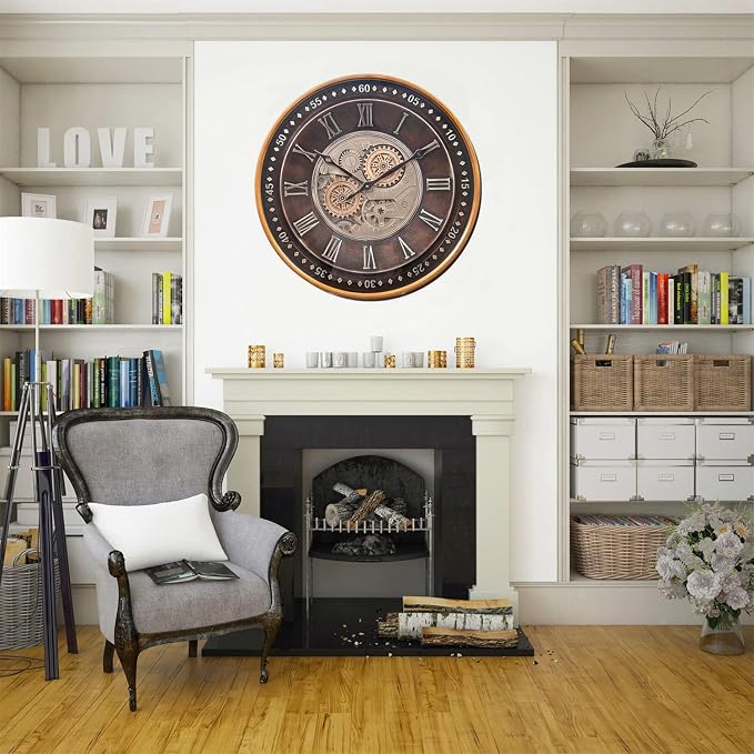 CLXEAST 24 Inch Wall Clock - Image 7