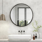 NEWBULIG 36 Inch Round Wall Mirror, Bathroom Mirror - Image 7