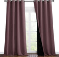 NICETOWN Room Warming Thermal Insulated 100% Blackout Curtains, Sound Proof by NICETOWN
