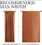 NICETOWN 2 Panels Blackout Curtains, Rod Pocket Window Curtains Room Darkning - Image 6