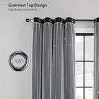 XiDi Curtains for Bedroom Windows, Unicorn Curtains for Kids Room - Image 4