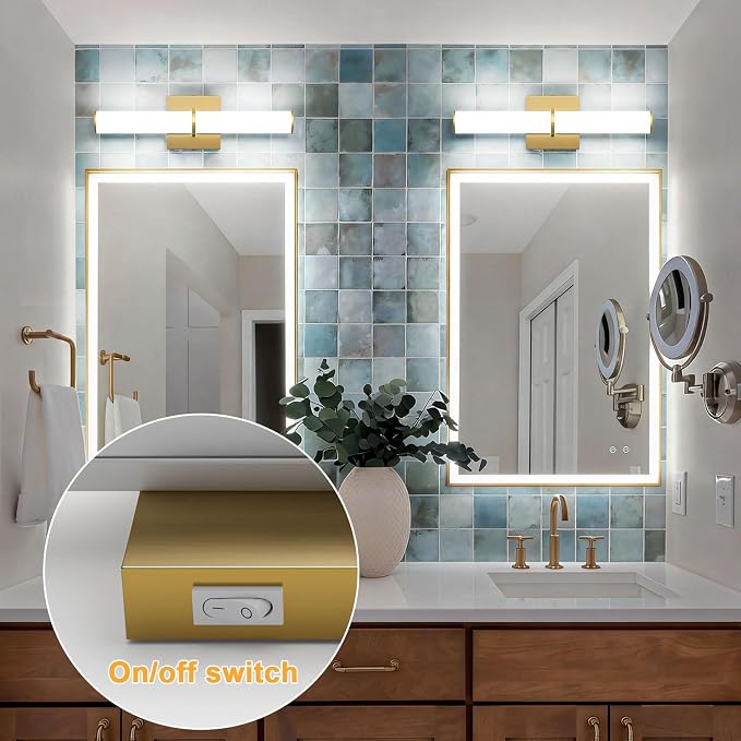 OOWOLF 17.3Inch Modern Vanity Light Fixture - Image 7