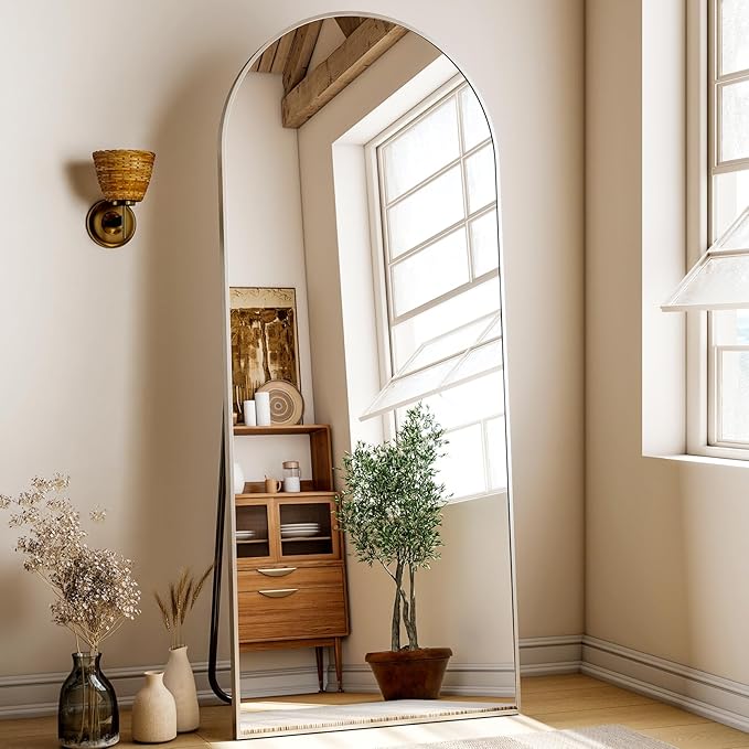 XRAMFY 24x68 Arched Full Length Mirror Floor Mirrors - Image 3