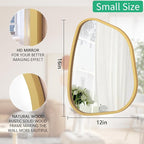 Irregular Asymmetrical Mirror Wall Mounted, Unique Vanity Mirror, Shaped - Image 7