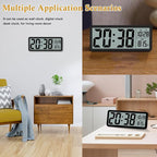 Digital LCD Wall Clock Easy to Set, 8.5 Inch LCD Screen - Image 6
