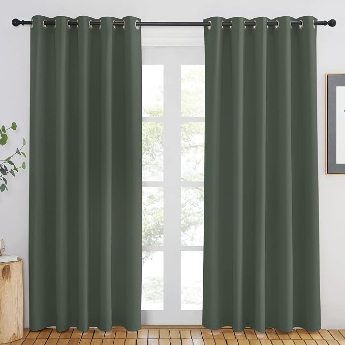 NICETOWN Blackout Curtain for Windows 84 inch Long by NICETOWN