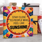 Inspirational Sunshine Wall Art Decor, Motivational Canvas Painting Pictures - Image 7