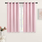 XiDi Light Pink Curtains for Bedroom, Girls Room Blackout Curtains, Kids Room by Addsomecolortolife