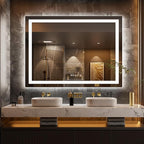 LOAAO 52"x36" LED Bathroom Mirror by LOAAO