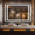 LOAAO 58"x40" LED Bathroom Mirror by LOAAO