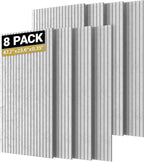 TONOR 8 Pack Large Acoustic Panels, 47.2" X 23.6" X 0.35" Acoustical Wall Panel by TONOR