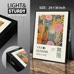Abstract Yayoi Kusama Posters Japanese Wall Art Vintage Tokyo Aesthetic Prints - Image 2