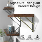 BAYKA Wall Shelves for Bedroom Decor, Floating Shelves for Wall, Display - Image 7