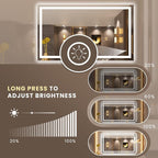 LOAAO 50"X30" LED Bathroom Mirror - Image 4