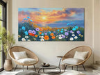 Ardemy Landscape Wall Art for Living Room Extra Large Wildflower Pictures Wall - Image 6