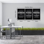 KAWAHONE Inspiration Quotes Wall Art, Motivational Determination Patience - Image 7