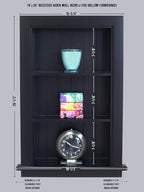 14x24 Aiden Recessed Wall Niche Medicine Cabinet Replacement, in The Wall - Image 5