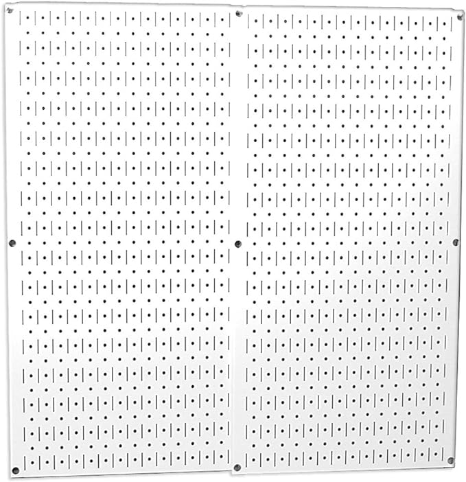 Wall Control 30-P-3232W White Metal Pegboard Pack by Wall+Control