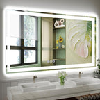 60x36 LED Bathroom Mirror with Lights, Super Bright Front & Backlit Vanity by GreatMirrorTalksItself