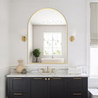 Delma Arched Bathroom Mirror, Living Room and Entryway - Image 8