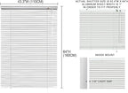 YIIBAII Mini Blinds Suitable for 44" W x 64" H Windows 1" Aluminum Horizontal - Image 6