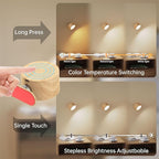 AKSDA Battery Operated Wall Sconces Set of 2, Magnetic Cordless LED Wall Lights - Image 2