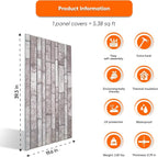 IZODEKOR 3D Wall Panels Brick Effect, Wall Cladding, Indoor&Outdoor, Stone Look - Image 3