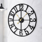 LEIKE Large Wall Clock, 18.5" Silent Non-Ticking, Battery Operated, Decorative - Image 4