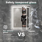32x24 Inch LED Bathroom Mirror - Image 5